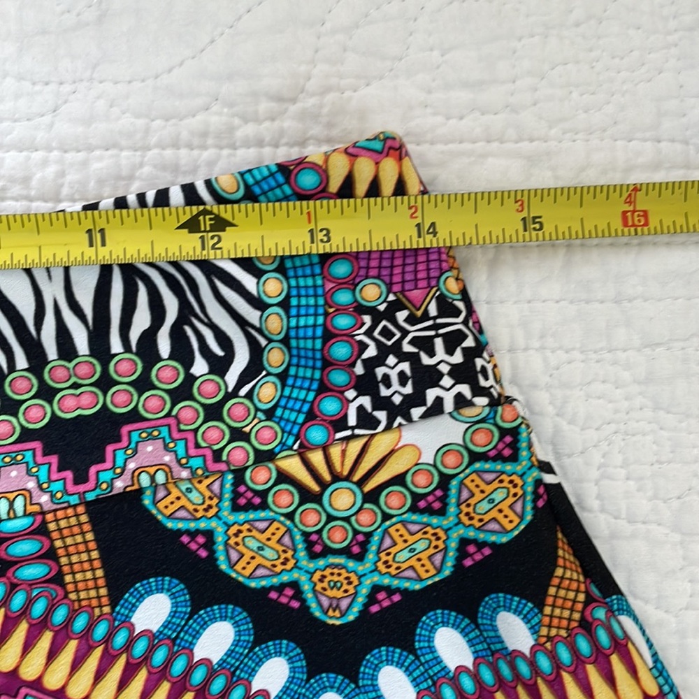 Blue Fish Multicolor Patterned Skort - Picture 3 of 5